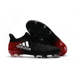 2016 Football Shoes - Adidas X 16.1 AG/FG For Men Black White Red