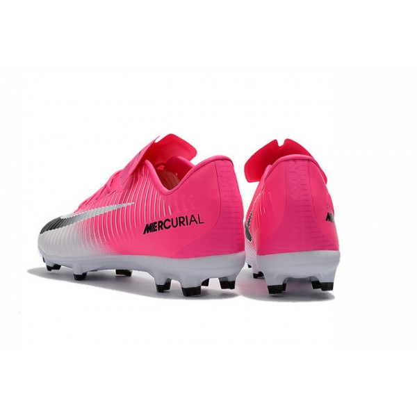 Nike Mercurial Vapor 11 FG 2017 Soccer Cleats Pink White Black