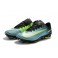 Men Nike Mercurial Vapor XI FG Soccer Cleats 2017 Blue Black Green White