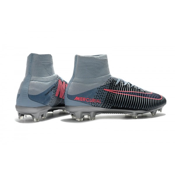 New Nike Mercurial Superfly 5 FG - Nike Shoes For Men Light Armory Blue  Armory Navy
