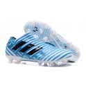 Adidas Soccer Cleats - Nemeziz Messi 17+ 360 Agility FG White Legend Ink Energy Blue