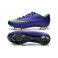 Nike Men's Mercurial Vapor X FG Soccer Cleats Purple  Green