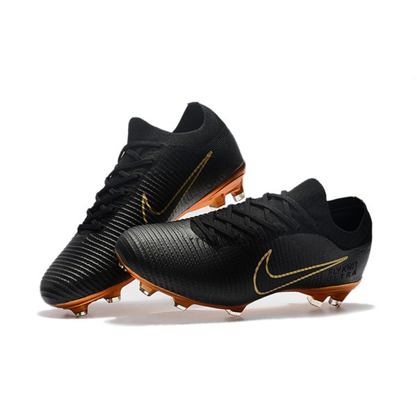 nike football shoes black and gold