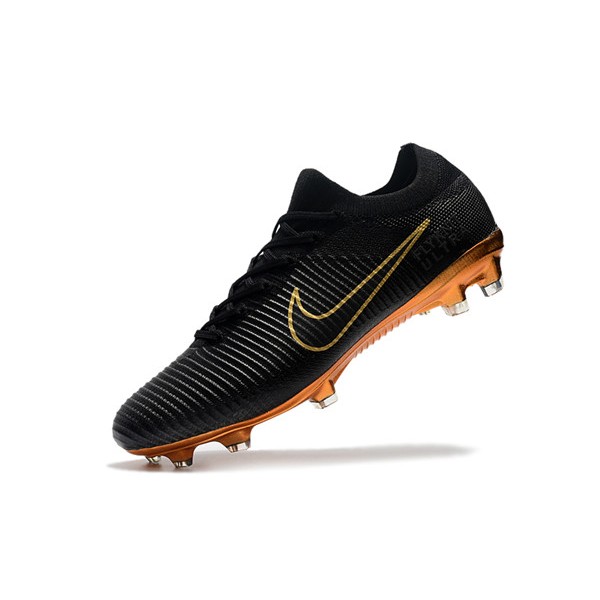 nike football shoes black and gold