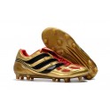 New Football Boots Adidas Predator Precision FG for Men - Black Gold Red
