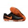 New Soccer Shoes for Men Nike Tiempo Legend VII FG - Black Laser Orange