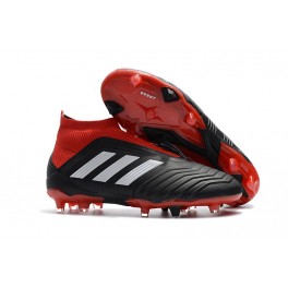 2018 Adidas Soccer Cleats - Adidas Predator 18+ FG Black Red White 2018 Adidas Soccer Cleats - Adidas Predator 18+ FG Black Red White