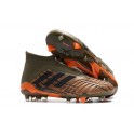 New Soccer Shoes For Men - Adidas Predator 18+ FG Olive Core Black Bright Orange
