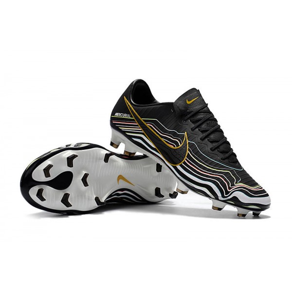 Nike Mercurial Vapor 11 FG Soccer Cleats for Sale Black White Gold