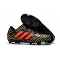 New Soccer Shoes Adidas Nemeziz Messi 17.1 FG Black Gold Orange