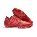 Football Cleats For Men - Adidas Nemeziz Messi 17.1 FG Red Pink
