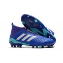 2018 Adidas Soccer Cleats - Adidas Predator 18+ FG White Blue