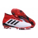 Adidas Predator 18.1 FG Soccer Cleats For Men White Black Red