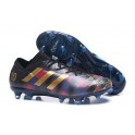 Football Cleats For Men - Adidas Nemeziz Messi 17.1 FG Messi Black Gold Blue