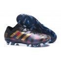 Adidas Soccer Cleats - Nemeziz 17+ 360 Agility FG Messi Black Gold Blue