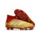 New Soccer Shoes For Men - Adidas Predator 18+ FG Gold Red White