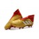 New Soccer Shoes For Men - Adidas Predator 18+ FG Gold Red White