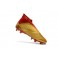 New Soccer Shoes For Men - Adidas Predator 18+ FG Gold Red White