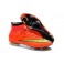 Nike New Mercurial Superfly FG Men's Firm-Ground Soccer Boots Hyper Punch Gold Black