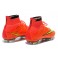 Nike New Mercurial Superfly FG Men's Firm-Ground Soccer Boots Hyper Punch Gold Black