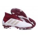 New Soccer Shoes For Men - Adidas Predator 18+ FG White Red