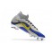 New - Nike Mercurial Superfly 6 Elite FG Soccer Cleats Silver Blue Yellow