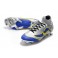New - Nike Mercurial Superfly 6 Elite FG Soccer Cleats Silver Blue Yellow