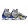 New - Nike Mercurial Superfly 6 Elite FG Soccer Cleats Silver Blue Yellow