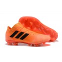 Soccer Shoes - Adidas Nemeziz Messi 18.1 FG Zest Core Black Solar Red
