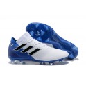 Soccer Shoes - Adidas Nemeziz Messi 18.1 FG White Blue