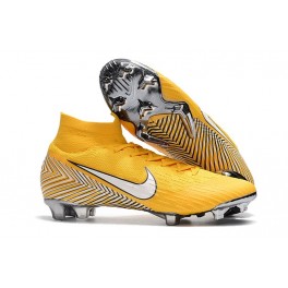 New - Nike Mercurial Superfly 6 Elite FG Soccer Cleats Amarillo White Black