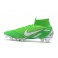New - Nike Mercurial Superfly 6 Elite FG Soccer Cleats Green Silver