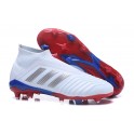 New Soccer Shoes For Men - Adidas Predator Telstar  18+ FG Silver Red Blue