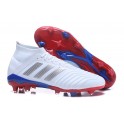 Adidas Predator Telstar  18.1 FG Soccer Cleats For Men Silver Red Blue