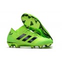 Soccer Shoes - Adidas Nemeziz Messi 18.1 FG Green Black