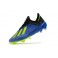 New Football Cleats - Adidas X 18.1 FG Soccer Shoes Blue Solar Yellow Core Black