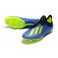 New Football Cleats - Adidas X 18.1 FG Soccer Shoes Blue Solar Yellow Core Black