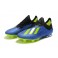 New Football Cleats - Adidas X 18.1 FG Soccer Shoes Blue Solar Yellow Core Black