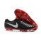 New Soccer Shoes for Men Nike Tiempo Legend VII FG - Black Red Silver